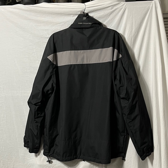 Free Country Black and Gray Heavy Jacket /Reversible - Picture 8 of 13